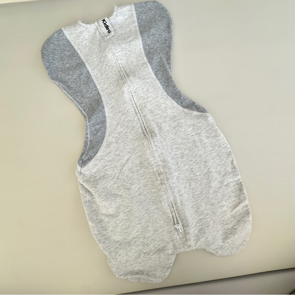 Kidira Sleep Sack Grey Size S | Lightweight Summer Baby Sleep Sack